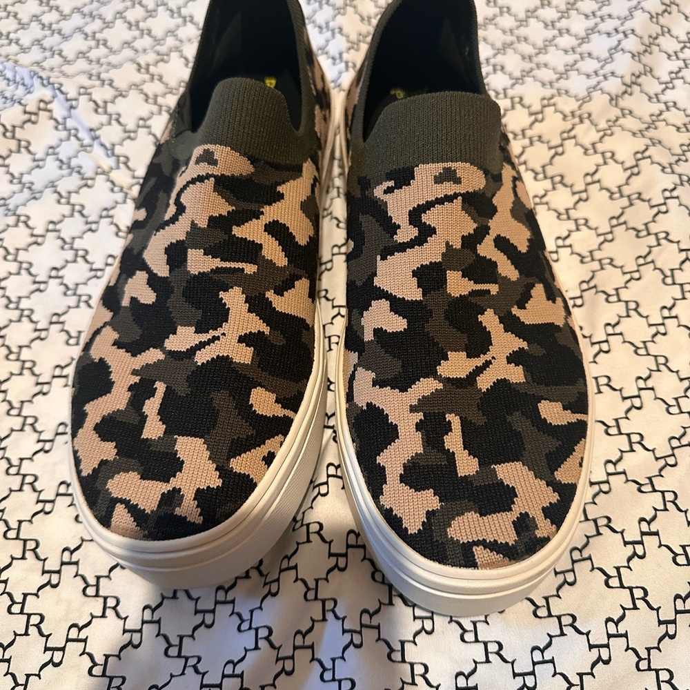 Camouflage Slip-On Sneakers